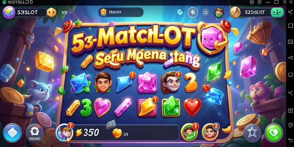 Gameplay seru dari 531SLOT dengan tantangan Match-3.