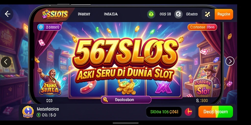 Tampilan gameplay seru dan dinamis di 567SLOTS.