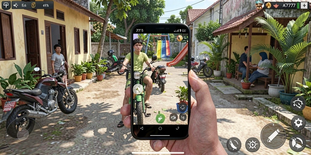 Tampilan gameplay A7777 yang realistis dan menarik.