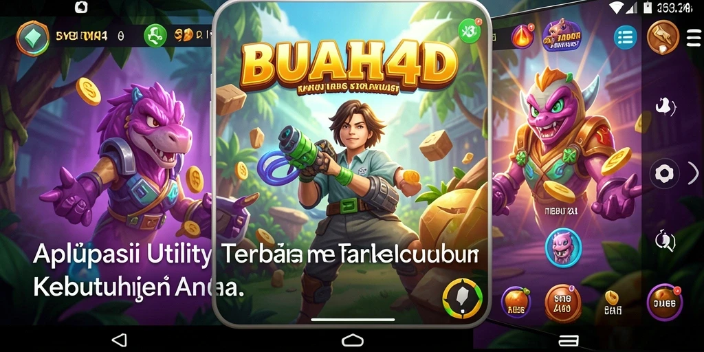 Tampilan antarmuka pengguna BUAH4D yang sederhana dan mudah digunakan.
