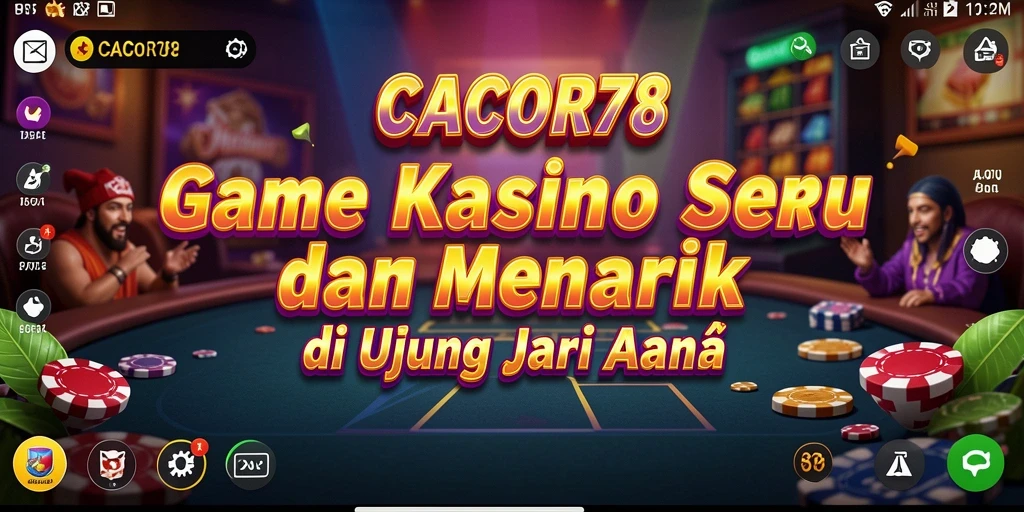 Screenshot utama CACOR78 menampilkan gameplay Kasino yang menarik dan mendebarkan.