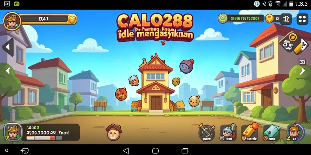 Tampilan gameplay Idle yang menakjubkan dan mengasyikkan.
