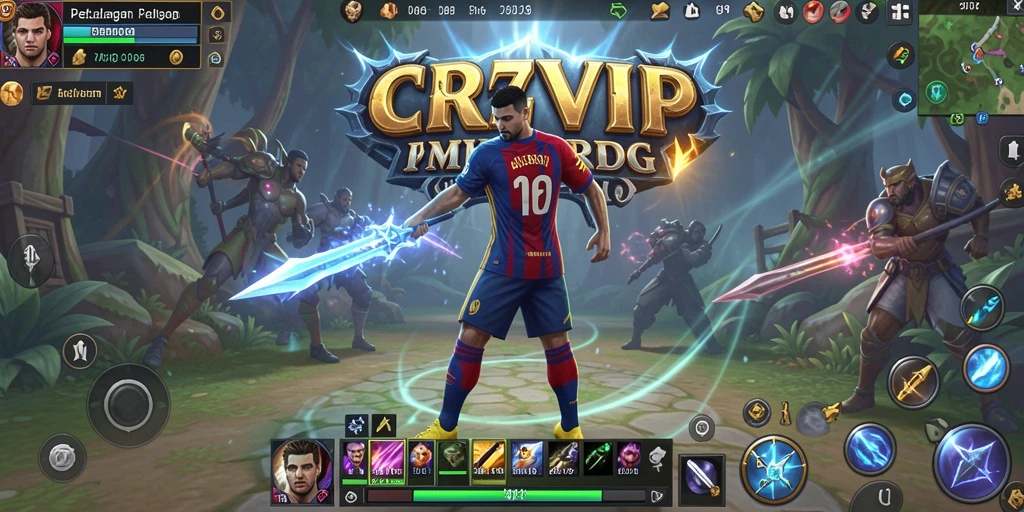 Gameplay seru dan grafis menakjubkan dalam CR7VIP.