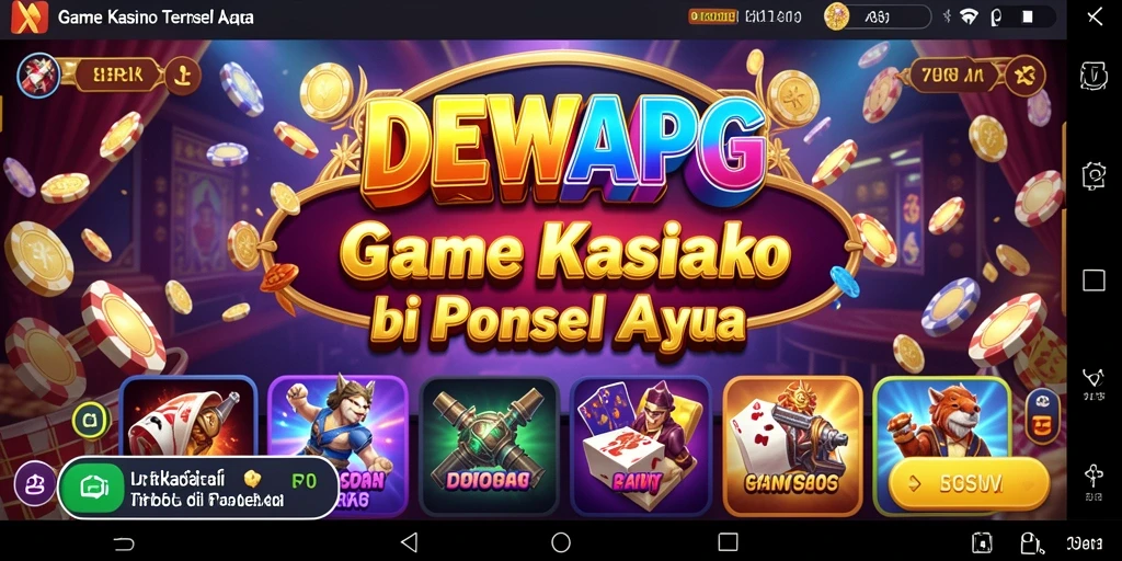 Tampilan utama gameplay DEWAPG dengan suasana Kasino yang menarik.