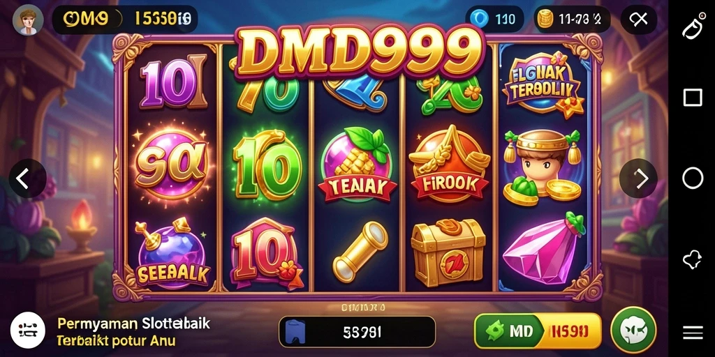 Tampilan menakjubkan dari gameplay Slot DMD999 yang mengasyikkan.