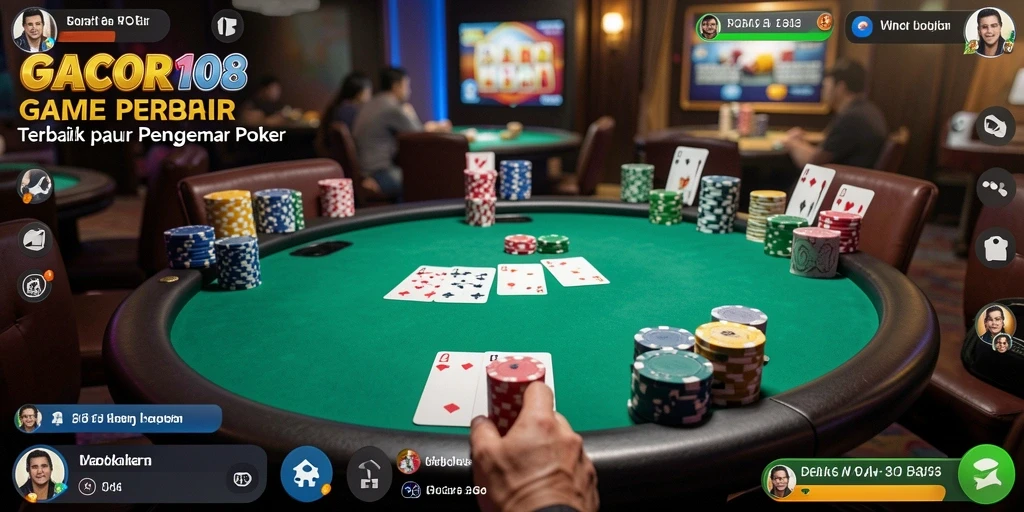 Menampilkan gameplay seru GACOR108 yang memikat bagi pecinta Poker.