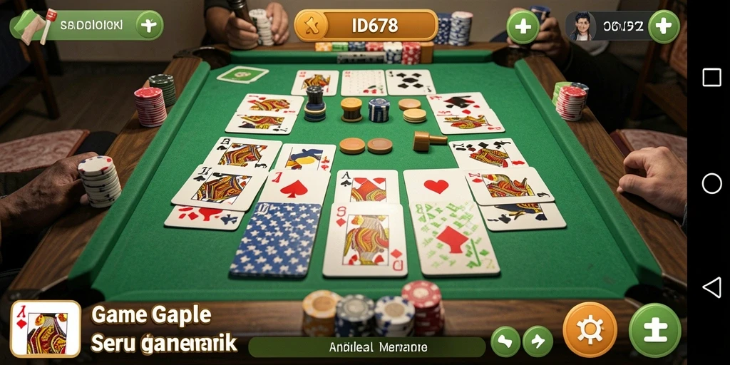 Tampilan screenshot game Gaple ID678 yang mengasyikkan dan penuh aksi.