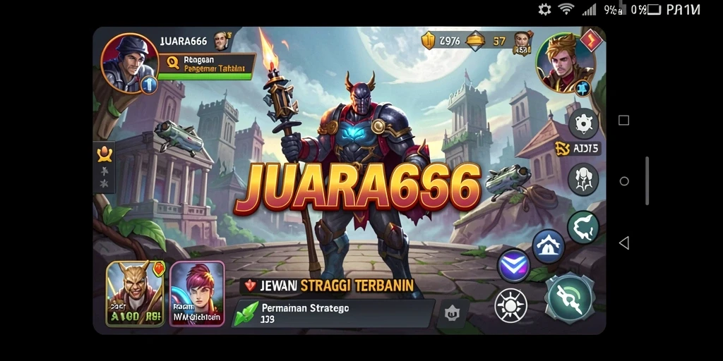 Tampilan gameplay JUARA666 dengan strategi yang mendalam dan tantangan menakjubkan.