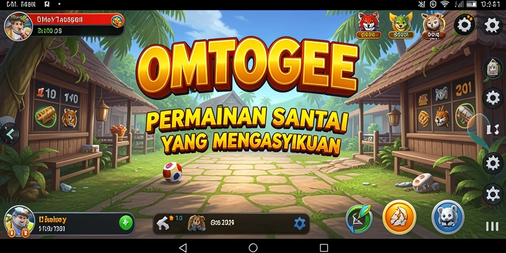 Screenshot gameplay OMTOGEL menampilkan serunya permainan Casual.