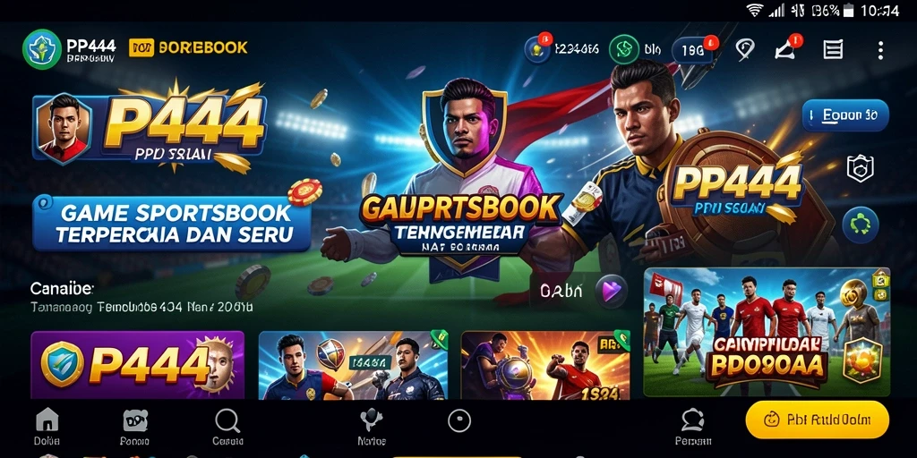Screenshot gameplay PP444 menunjukkan momen seru saat bertaruh.