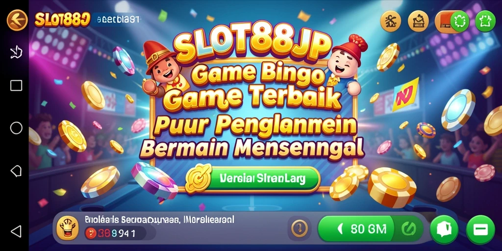 Tampilan menarik dari gameplay Bingo di SLOT88JP.