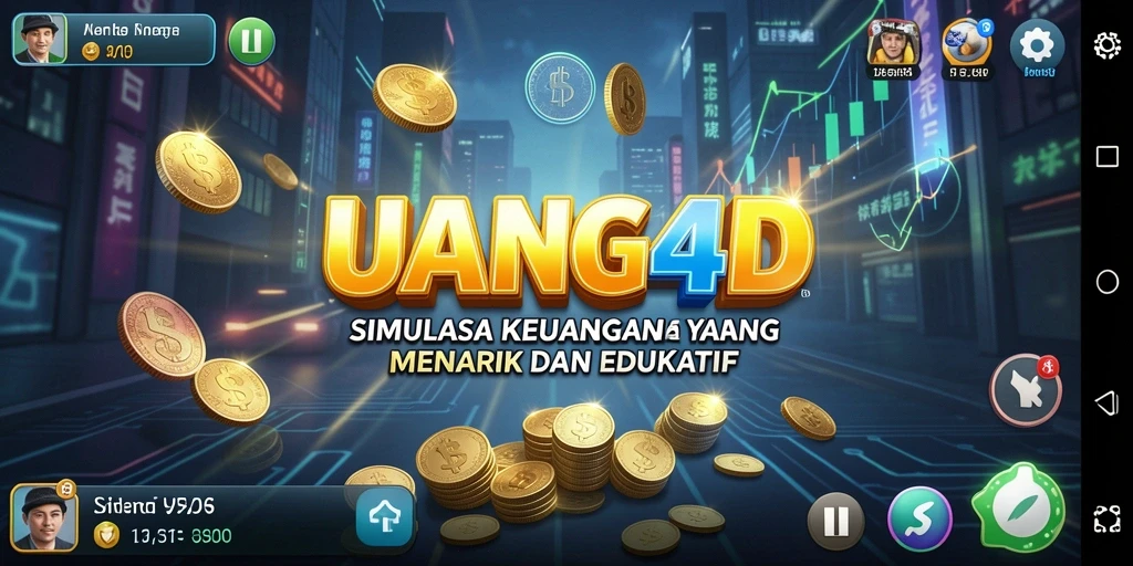 Tangkapan layar UANG4D menampilkan gameplay simulasi keuangan yang menarik.