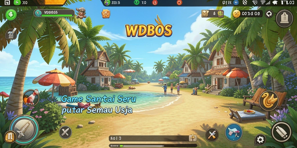 Tampilan gameplay WDBOS yang seru dan mengasyikkan.